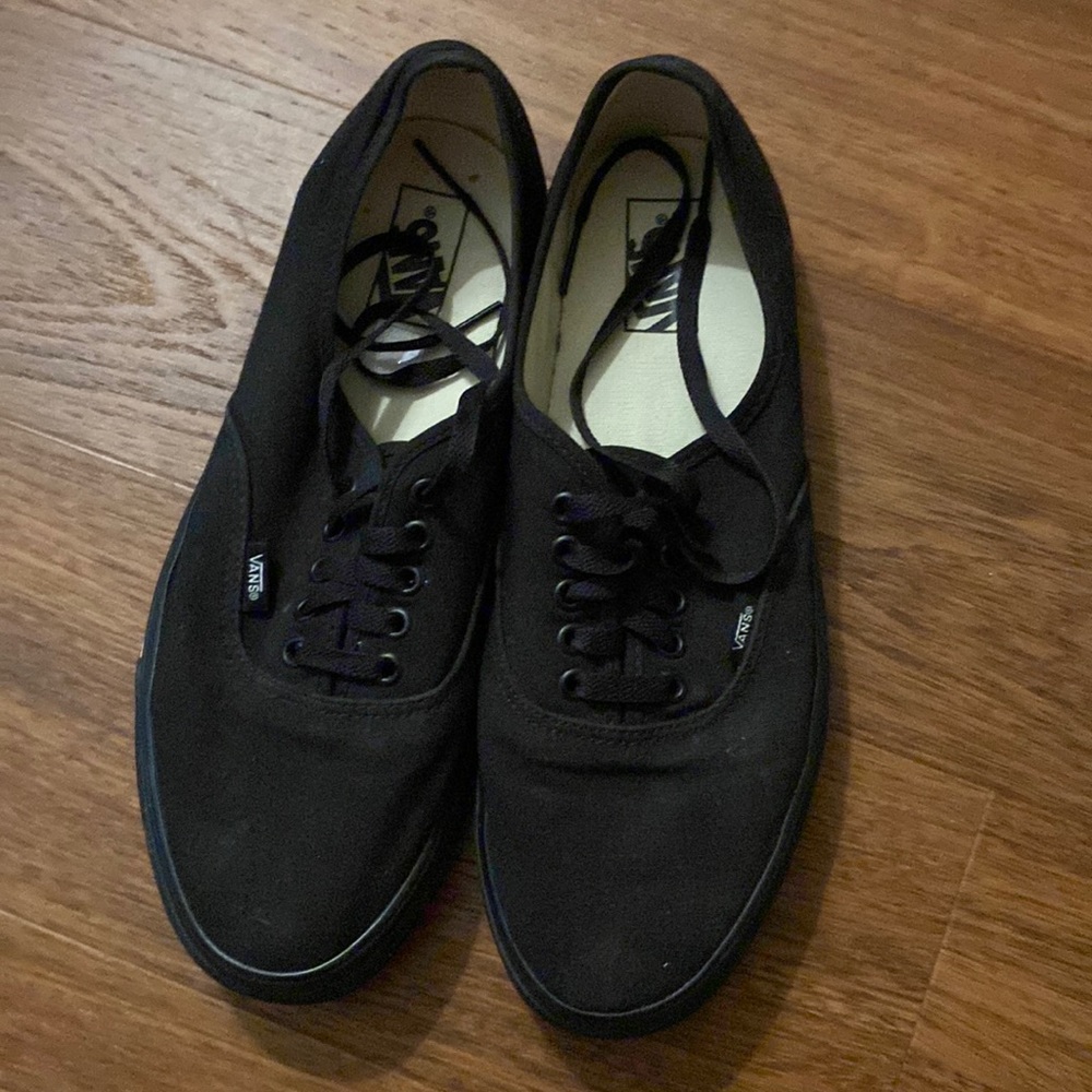 Black Low Top Vans